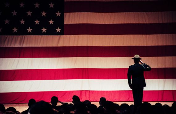 army flag salute