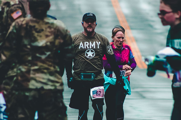 veteran excercising